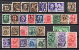 Repubblica Sociale Italiana 1943/44 Francobolli Differenti Timbrati - Lots & Kiloware (mixtures) - Max. 999 Stamps