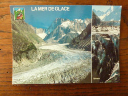 CHAMONIX -- MONT BLANC - La Mer De Glace Et Ses Séracs - Les Grandes Jorasses - Chamonix-Mont-Blanc