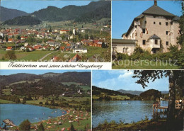 72090933 Feldkirchen Kaernten Gesamtansicht Schloss Bach Urbansee Maltschacher S - Andere & Zonder Classificatie