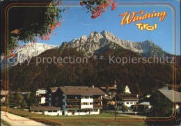 72090903 Waidring Tirol Mit Wandergebiet Steinplatte Waidring - Altri & Non Classificati