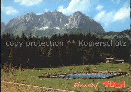 72090902 Oberndorf Tirol Am Wilden Kaiser Freischwimmbad Oberndorf In Tirol - Autres & Non Classés