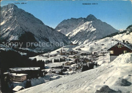 72090894 Hirschegg Kleinwalsertal Vorarlberg Mit Zwoelfer Und Widderstein Hirsch - Other & Unclassified