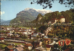 72090885 Kufstein Tirol Mit Festung Kufstein Und Kaisergebirge Kufstein - Other & Unclassified