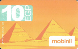 EGYPT - Mobinil - 10 EGP - Pyramids - Exp. 31/05/2009 - Used (MO-01-010-03) - Egipto