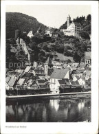 72090799 Hirschhorn Neckar Ortsansicht Mit Burg Hirschhorn - Andere & Zonder Classificatie