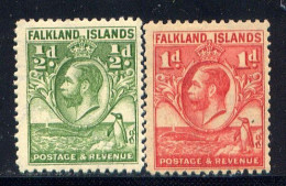 FALKLAND IS., NO.'S 54-55, WMK 4, MLH - Islas Malvinas