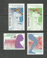 TCHAD N°306, 307, 335, 336 Neufs** Cote 6.20€ - Chad (1960-...)