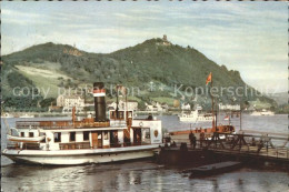 72089439 Koenigswinter Mit Drachenfels Faehre Anleger Koenigswinter - Koenigswinter