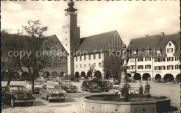 72089414 Freudenstadt Marktplatz Rathaus Neptunbrunnen Freudenstadt - Freudenstadt