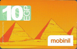 EGYPT - Mobinil - 10 EGP - Pyramids - Exp. 30/04/2009 - Used (MO-01-010-02) - Egitto