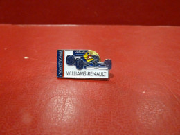 PIN'S " WILLIAMS RENAULT EN F1 ". - F1