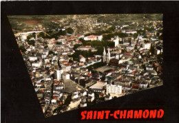 RECTO/VERSO - CPSM - SAINT CHAMOND - VUE AERIENNE DE LA VILLE - Saint Chamond