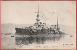 ''La République'' - Cuirassé De 15.000 Tonnes - Warships