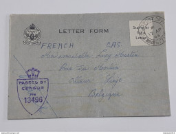 Letter From NAAFI - Navy Army Air Force Institutes - Passed By Censor Vers Alleur Le 12 Avril 1945  .. Lot415 . - 1939-45