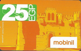 EGYPT - Mobinil - 25 EGP - Qaitbay Citadel - Exp. 30/06/2009 - Used (MO-01-025-01) - Egypt