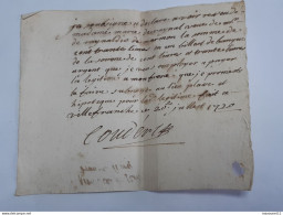 Ancien Document Fait à Villefranche Le 20 Juillet 1720 - Famille Raynaldis De Marmon Et Marie Deraynal ... Lot415 . - Documents Historiques