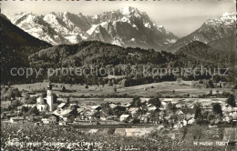 72085361 Ohlstadt Gesamtansicht Gegen Zugspitzgruppe Wettersteingebirge Ohlstadt - Other & Unclassified