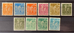 Deutsches Reich - 1922/23 - Michel Nr. 238/245 - Postfrisch - Unused Stamps
