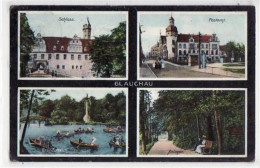 39038521 - Glauchau Mit 4 Abbildungen Gelaufen Von 1913. Leichter Stempeldurchdruck, Leichter Bug Linke Seite,  Leichte - Glauchau