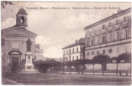 Bagnarea (Roma) - Monumento A Buonaventura E Piazza Del Plebiscito (formato Piccolo) Bagnoregio? - Otros & Sin Clasificación