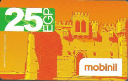 EGYPT - Mobinil - 25 EGP - Qaitbay Citadel - Exp. 31/08/2009 - Used (MO-01-025-02) - Egypt