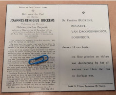 DP - Joannes Buckens - Bogaert - Meerbeke 1895 - Aalst 1952 - Overlijden