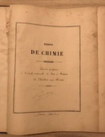 Éléments De Chimie. Leçons Professées à L'école Nationale D'arts Et Métiers De Chalons Sur Marne - Wissenschaft