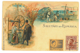 RO 92 - 21343 ETHNIC, Country Life, Litho, Romania - Old Postcard - Unused - Rumänien