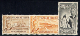 FALKLAND IS., NO.'S 113-115 - Falklandinseln