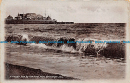 R141493 A Rough Sea By The West Pier. Brighton. J. Welch. 1913 - Monde