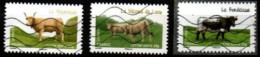 FRANCE   -   2014  .  Vaches .  3  Oblitérés. - Used Stamps