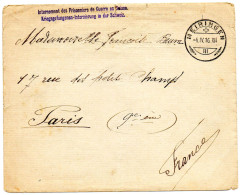 SUISSE.1916.L.FM." INTERNEMENT DES PRISONNIERS DE GUERRE - MERINGEN (SUISSE).  - Postmark Collection