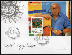 URUGUAY 2023 (Art, Painter, Páez Vilaró, Architecture, Casapueblo, Parade, Carnival, Sun)- 1 Cover With Special Postmark - Carnavales