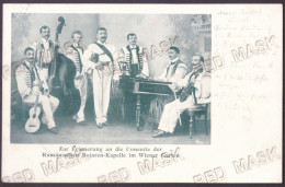 RO 92 - 24409 TARAF Romanesc, Concertand In Gradina Din Vienna, Litho, Romania - Old Postcard - Used - 1900 - Rumänien