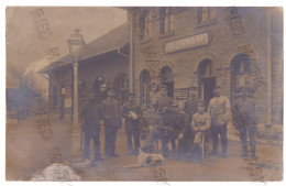 RO 92 - 21322 GALBINASI, Buzau, Railway Station, Romania - Old Postcard, Real Photo - Unused - Rumänien