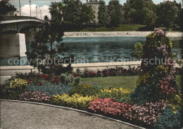 72083097 Ingolstadt Donau Blumenanlagen An Der Donaubruecke Ingolstadt - Ingolstadt