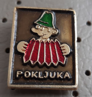 Pokljuka Accordion National Music  National Costumes Slovenia Pin - Musica