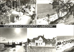 72083065 Ueckeritz Usedom Camping Strand Kueste Fischkutter Bahnhof Ostseebad Ue - Andere & Zonder Classificatie