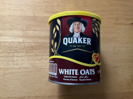 BOÎTE Metal QUAKER  White Oats  Avoine Blanche - Boîtes