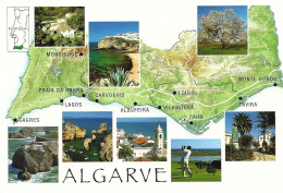 *CPM - PORTUGAL - ALGARVE - Multivues + Carte - Andere & Zonder Classificatie