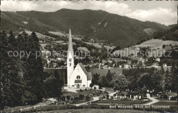 72082940 Bad Wiessee Kirche Friedhof Blick Auf Tegernsee Bad Wiessee - Bad Wiessee