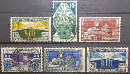 FRANCE N° 210 à 215 ARTS DÉCORATIFS. SÉRIE COMPLÈTE. OBLITERES. - Used Stamps