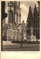 72082826 Muenster Westfalen Lambertibrunnen Krameramtshaus  Muenster - Muenster