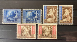 Deutsches Reich - 1942 - Michel Nr. 820/825 - Postfrisch - Ungebraucht