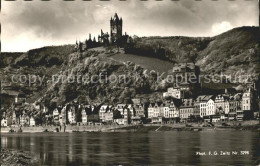 72081837 Cochem Mosel Uferpartie Am Fluss Mit Blick Zur Reichsburg Cochem - Cochem