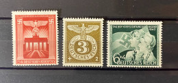 Deutsches Reich - 1943 - Michel Nr. 829/830, 843 - Postfrisch - Unused Stamps