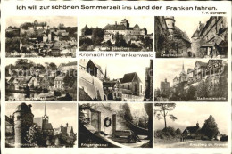 72081773 Kronach Oberfranken Veste Zeughaushof Stadtmauer Bamberger Tor Kreuzber - Kronach