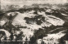 72081768 Balderschwang Gelbhansekopf Und Schelpen Bodensee Huette Winterpanorama - Andere & Zonder Classificatie