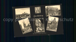 72081392 Quedlinburg Schloss Poelkenstrasse Nicolaikirche Klopstockhaus Finkenhe - Andere & Zonder Classificatie