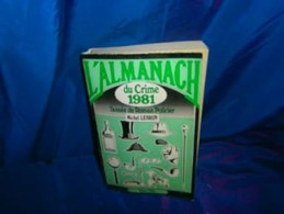 Almanach Du Crime - Other & Unclassified